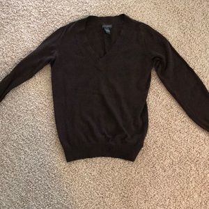 Banana Republic brown v-neck sweater size small